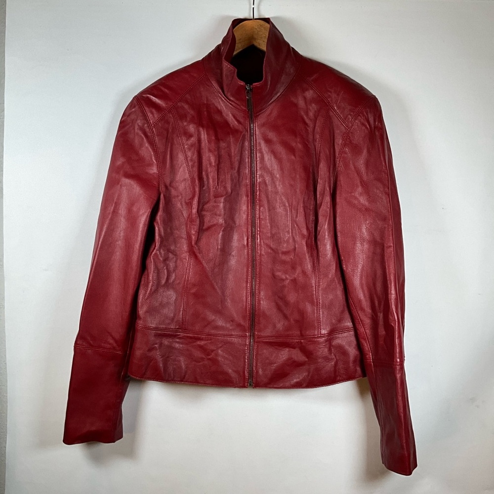 Red Leather Jac